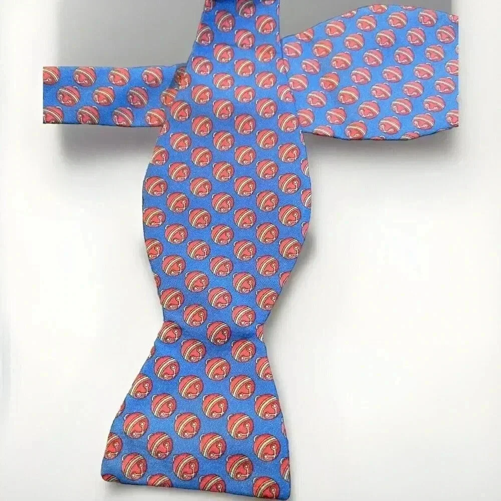 Peter Blair Christmas Bells Bow Tie 100%‎ Silk